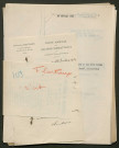 Témoignage de Fleutiaux, E. (Chef de bataillon) et correspondance avec Jacques Péricard