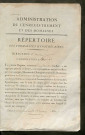 Répertoire des formalités hypothécaires, du 14/12/1820 au 12/05/1821, registre n° 089 (Péronne)