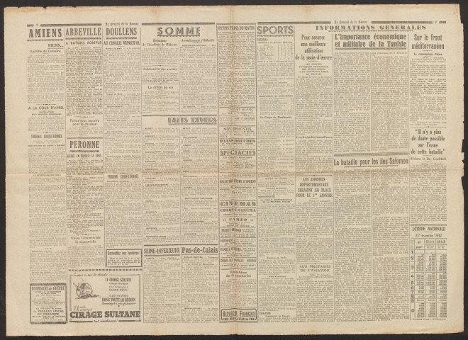 Le Progrès de la Somme, numéro 22833, 3 décembre 1942