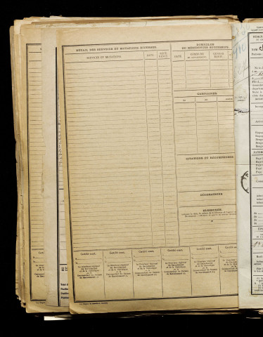 Seillier, Camille Eugène, né le 17 septembre 1890 à Oisemont (Somme), classe 1910, matricule n° 707, Bureau de recrutement d'Amiens