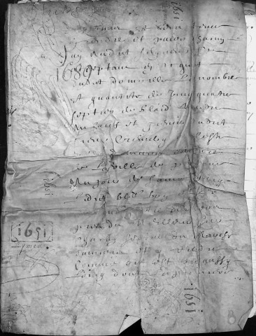 Etude de Me Antoine Debacq à Amiens (étude n°6). Minutes de l'année 1689