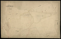 Plan du cadastre napoléonien - Vicogne (La) : Chef-lieu (Le), Section unique 2