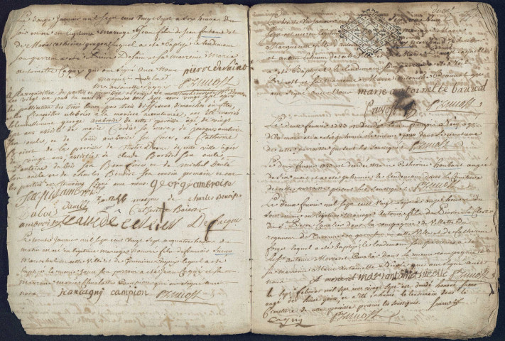 Doullens (Saint-Martin) : baptêmes, mariages, sépultures