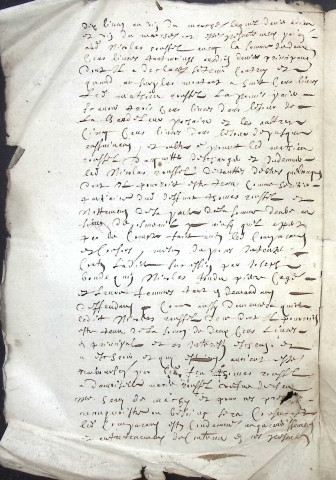 Etude de Me Antoine Limeu à Amiens (étude n°6). Minutes de l'année 1663