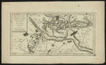 Carte de la route d'Amiens à Arras, dressée et déssinée par le sieur Denis en octobre 1776
