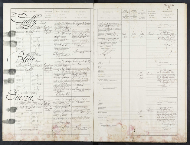 Maison d'arrêt d'Amiens. Arrêt. Registre d'écrou : numéros 1 à 603. 23 avril 1921 - 25 mars 1922