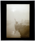Amiens quai Ch. Tellier - brouillard - octobre 1933