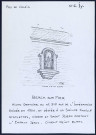 Berck (Pas-de-Calais) : niche oratoire dédiée à la Sainte-Famille érigée en 1900 - (Reproduction interdite sans autorisation - © Claude Piette)