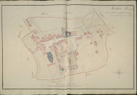 Plan du cadastre napoléonien - Saint-Riquier : Ville (La) ; Moulin Canique (Le), H1