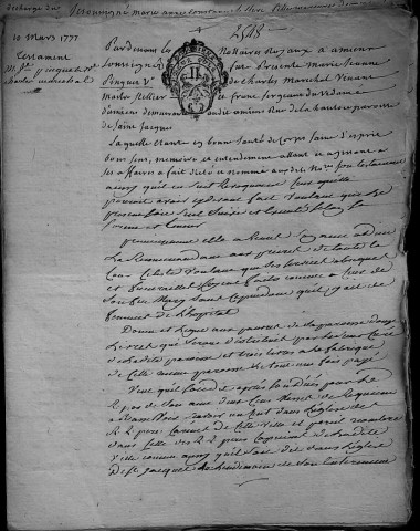 Etude de Me François Henin à Amiens (étude n°3). Minutes des années 1724-1774