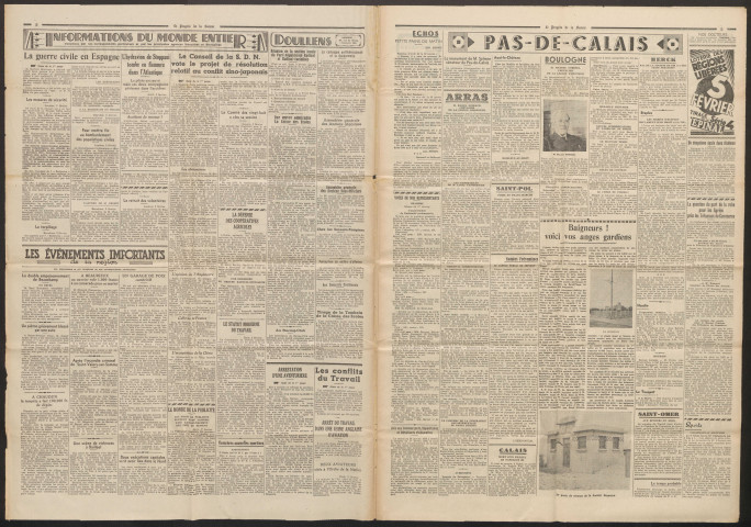 Le Progrès de la Somme, numéro 21328, 3 février 1938