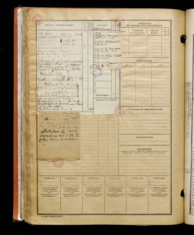 Berlemont, Auguste Alexandre, né le 25 mars 1892 à Sailly-Saillisel (Somme), classe 1912, matricule n° 679, Bureau de recrutement de Péronne