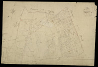 Plan du cadastre napoléonien - Yvrencheux : Plaine de Wacourt (La), A