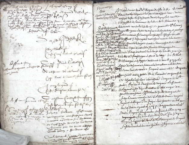 Etude de Me François Machart à Amiens (étude n°13). Minutes de l'année 1672