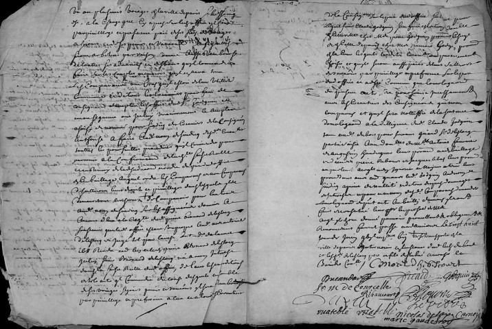 Etude de Me Antoine Cardon à Amiens (étude n°26). Minutes de l'année 1687