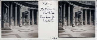 Rome - Intérieur du Panthéon - Tombeau de Raphaël