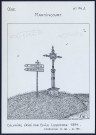 Martincourt (Oise) : calvaire érigé par Emile Legendre en 1884 - (Reproduction interdite sans autorisation - © Claude Piette)
