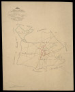 Plan du cadastre napoléonien - Canchy : tableau d'assemblage