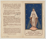 Grande neuvaine de l'Immaculée Conception