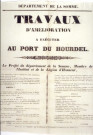 Département de la Somme - Travaux d'amélioration à exécuter au port du Hourdel