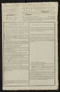 État nominatif des citoyens qui ont le droit de voter, an IX (germinal) : Baizieux
