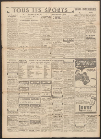 Le Progrès de la Somme, numéro 22466, 20 septembre 1941