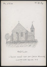 Frépillon (Val-d'Oise) : église chevêt plat est - (Reproduction interdite sans autorisation - © Claude Piette)