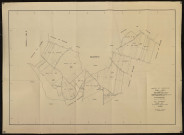 Plan du cadastre rénové - Bernaville : section PE