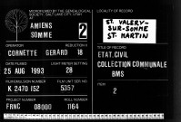 Saint-Valery-sur-Somme (Saint-Martin) : baptêmes, mariages, sépultures