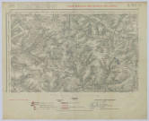 Amiens. Ministère des Régions libérées : carte spéciale des régions dévastées, établies sur cartes d'état-major type 1889, révision 1902