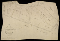 Plan du cadastre napoléonien - Fontaine-sur-Maye (Fontaine) : Bois dHercourt (Le), B