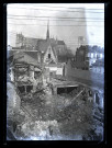 Amiens. Maisons détruites dans le quartier de la cathédrale