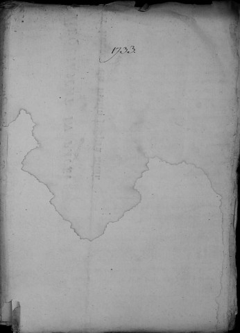 Etude de Me François Henin à Amiens (étude n°3). Minutes de l'année 1733