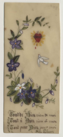 Tout de Dieu rien de moi, tout à Dieu rien à moi, tout pour Dieu, rien pour moi. Le Sacré Coeur de Jésus