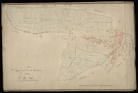 Plan du cadastre napoléonien - Warsy : développement de la section B