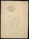 Plan du cadastre napoléonien - Fossemanant : tableau d'assemblage