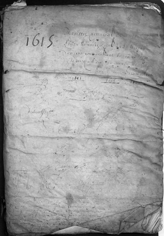 Etude de Me Antoine Limeux à Amiens (étude n°11). Minutes de l'année 1615