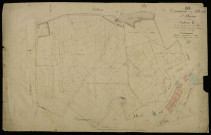 Plan du cadastre napoléonien - Mesnil-Saint-Nicaise (Mesnil Saint Nicaise) : paturelle (La) ; Grand Mesnil (partie du), C