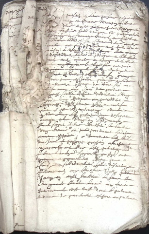 Etude de Me Nicolas Boyenval à Amiens (étude n°5). Minutes des années 1654-1655