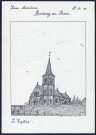 Hodeng-au-Bosc (Seine-Maritime) : l'église - (Reproduction interdite sans autorisation - © Claude Piette)