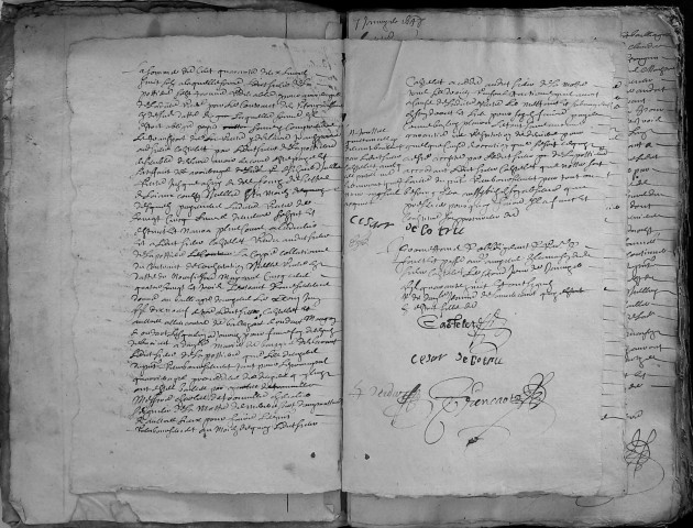 Etude de Me Pierre Trencart à Amiens (étude n°9). Minutes de l'année 1648