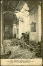 Bombardement d'Amiens - Intérieur de l'église Saint-Jacques (côté sud) - Saint-Jacques church, interior view