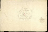 Plan du cadastre napoléonien - Vraignes-en-Vermandois (Vraignes) : tableau d'assemblage