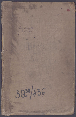 Table des successions et absences du bureau de Saint-Valery-sur-Somme