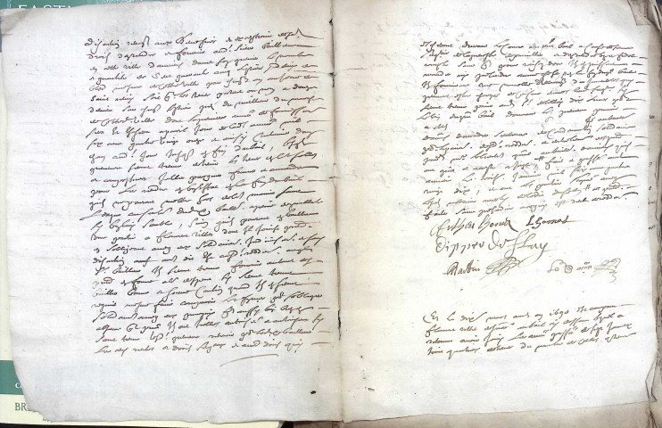 Etude de Me François Lecaron à Amiens (étude n°11). Minutes de l'année 1690