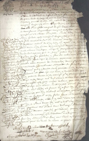 Etude de Me Augustin Perdu à Amiens (étude n°26). Minutes de l'année 1677