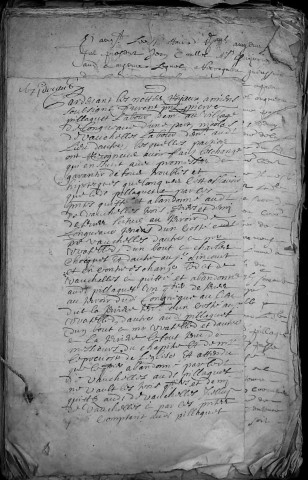 Etude de Me Nicolas Caron à Amiens (étude n°27). Minutes de l'année 1671