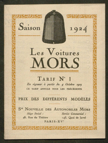 Publicités automobiles : Mors