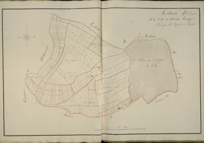 Plan du cadastre napoléonien - Saint-Riquier : Ville (La) ; Moulin Canique (Le), H2