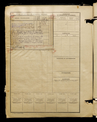 Beaufils, Henri François, né le 11 septembre 1891 à Amiens (Somme), classe 1911, matricule n° 453, Bureau de recrutement d'Abbeville